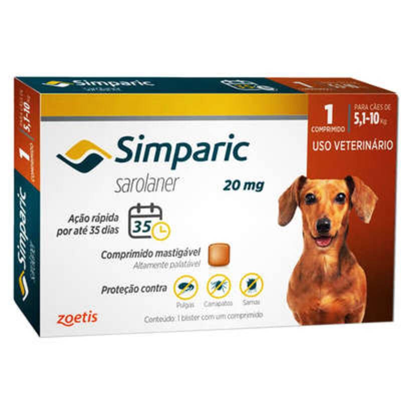 SIMPARIC 1COMP 20MG 5,1 A 10KG