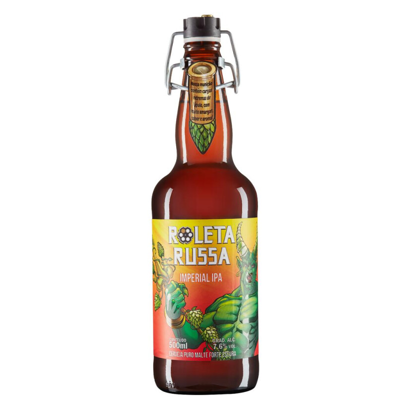 Cerveja Roleta Russa Imperial IPA - Diabo do Amargor 500ml
